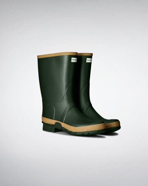 Gumaky Hunter Gardener Kratke Damske Zelene | MFZK-63479