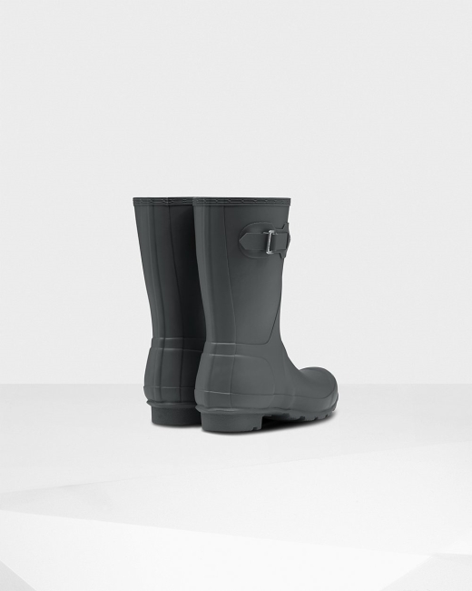 Gumaky Hunter Original Insulated Kratke Damske Siva | QOXS-46079