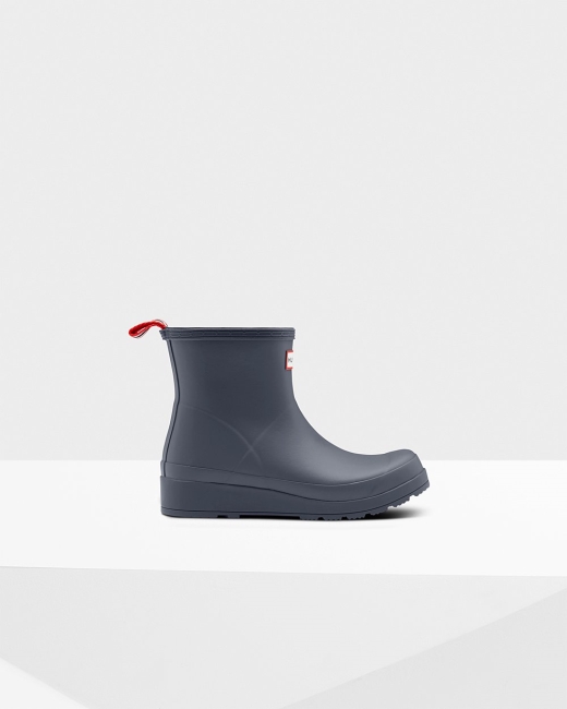 Gumaky Hunter Original Insulated Kratke Rain Play Damske Siva | YGAC-75328