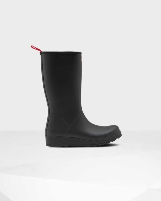 Gumaky Hunter Original Insulated Vysoke Play Damske Čierne | QMXI-09682