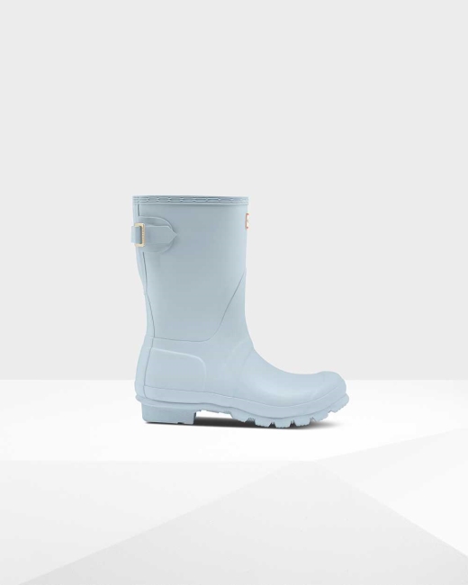 Gumaky Hunter Original Kratke Back Wellington Adjustable Damske Siva | FSDW-04385