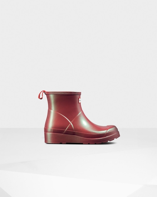 Gumaky Hunter Original Kratke Nebula Rain Play Damske Ruzove | WCVY-32716