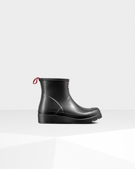 Gumaky Hunter Original Kratke Pearlized Rain Play Damske Čierne | GDFH-40136
