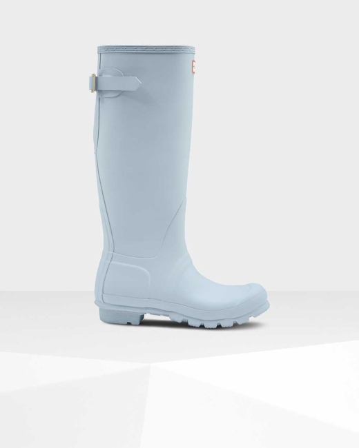Gumaky Hunter Original Vysoke Back Wellington Adjustable Damske Siva | EFST-48670