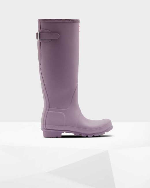 Gumaky Hunter Original Vysoke Back Wellington Adjustable Damske Nachový | EQNM-84915
