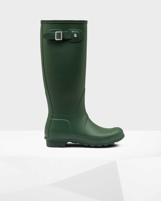 Gumaky Hunter Original Wellington Vysoke Damske Zelene | QIHT-93146