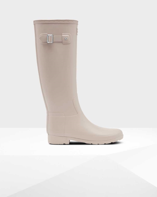 Gumaky Hunter Refined Slim Fit Wellington Vysoke Damske Siva | GQRJ-39762