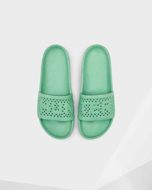 Slapky Hunter Original Lahke Moulded Damske Zelene | KEJR-43180