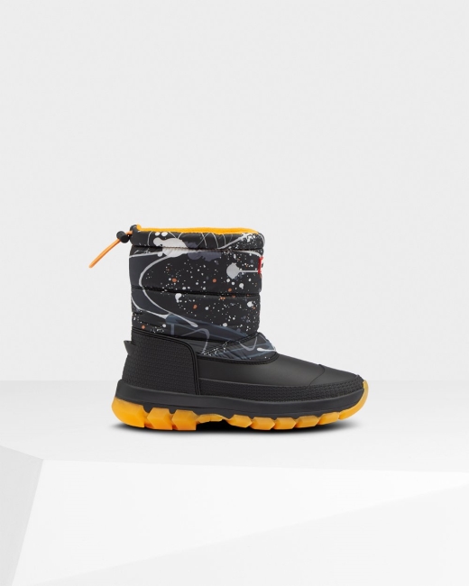 Snehule Hunter Original Printed Insulated Kratke Damske Čierne | JDSE-74910