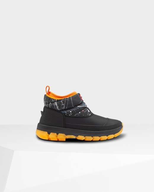 Snehule Hunter Original Printed Insulated Ankle Damske Čierne | RAHL-35904