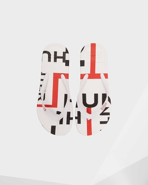 Zabky Hunter Original Exploded Logo Damske Biele | HTNR-04876